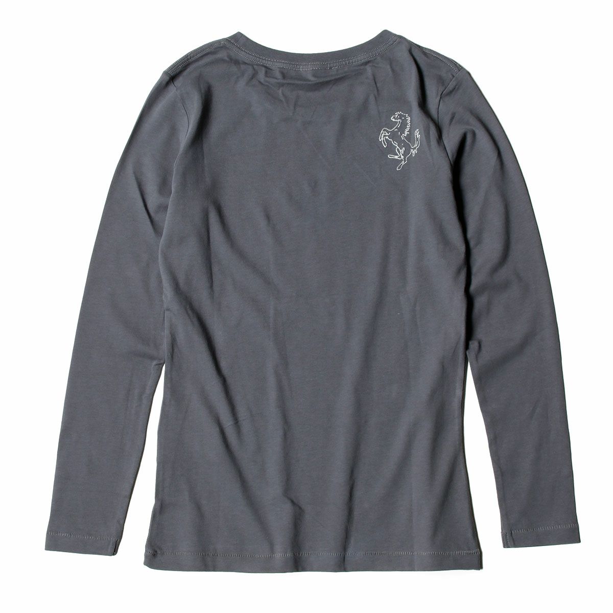 Ferrari｜フェラーリ レディース MAGIC ロングスリーブ Tシャツ｜ロングスリーブ｜グレー