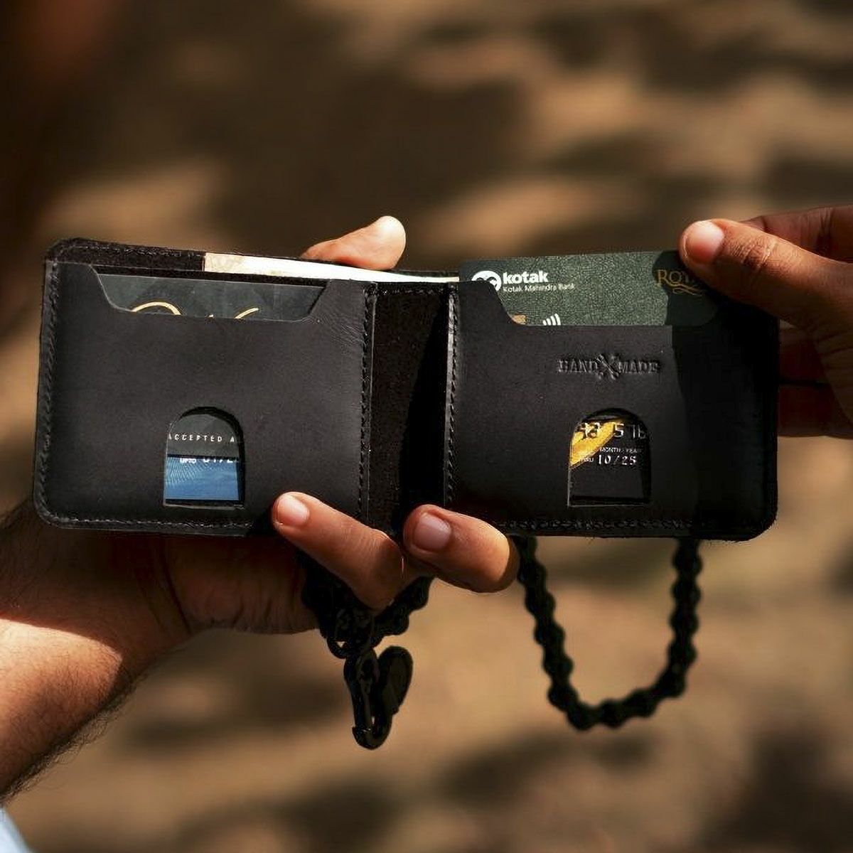 Trip Machine｜ロデオ ウォレット｜財布｜ブラック｜使用イメージ