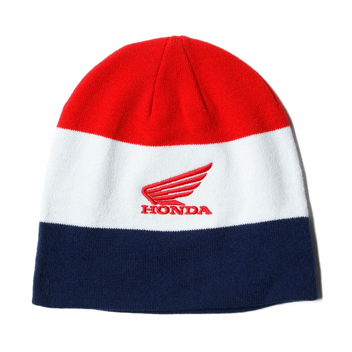 REPSOL HONDA｜HRC マルチカラー ビーニー｜帽子｜ネイビー×レッド×ホワイト