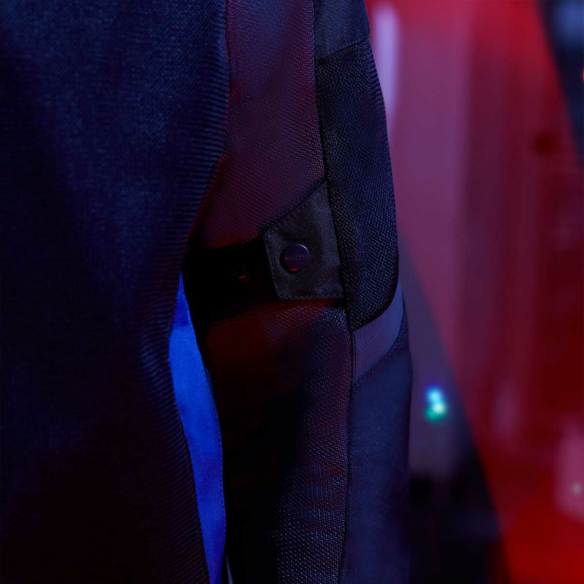 SPIDI｜テック ネット｜メッシュ｜ブルー｜モデル着用