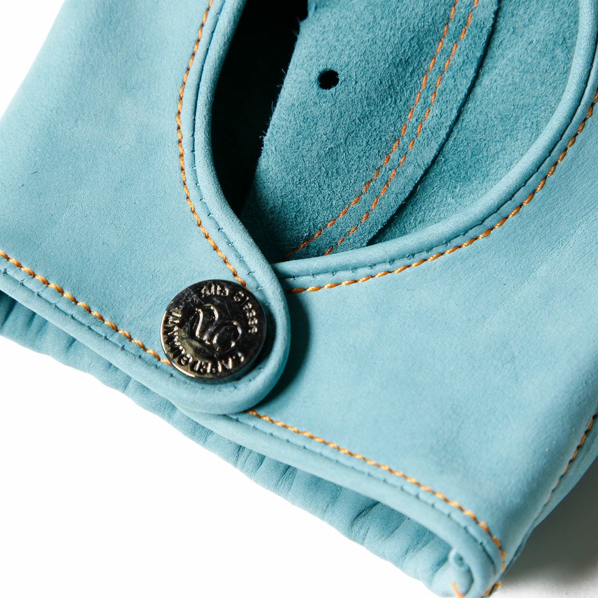 Alta Classe｜カウヌバック ドライビンググローブ｜ハーフ｜ブルー×グリーン