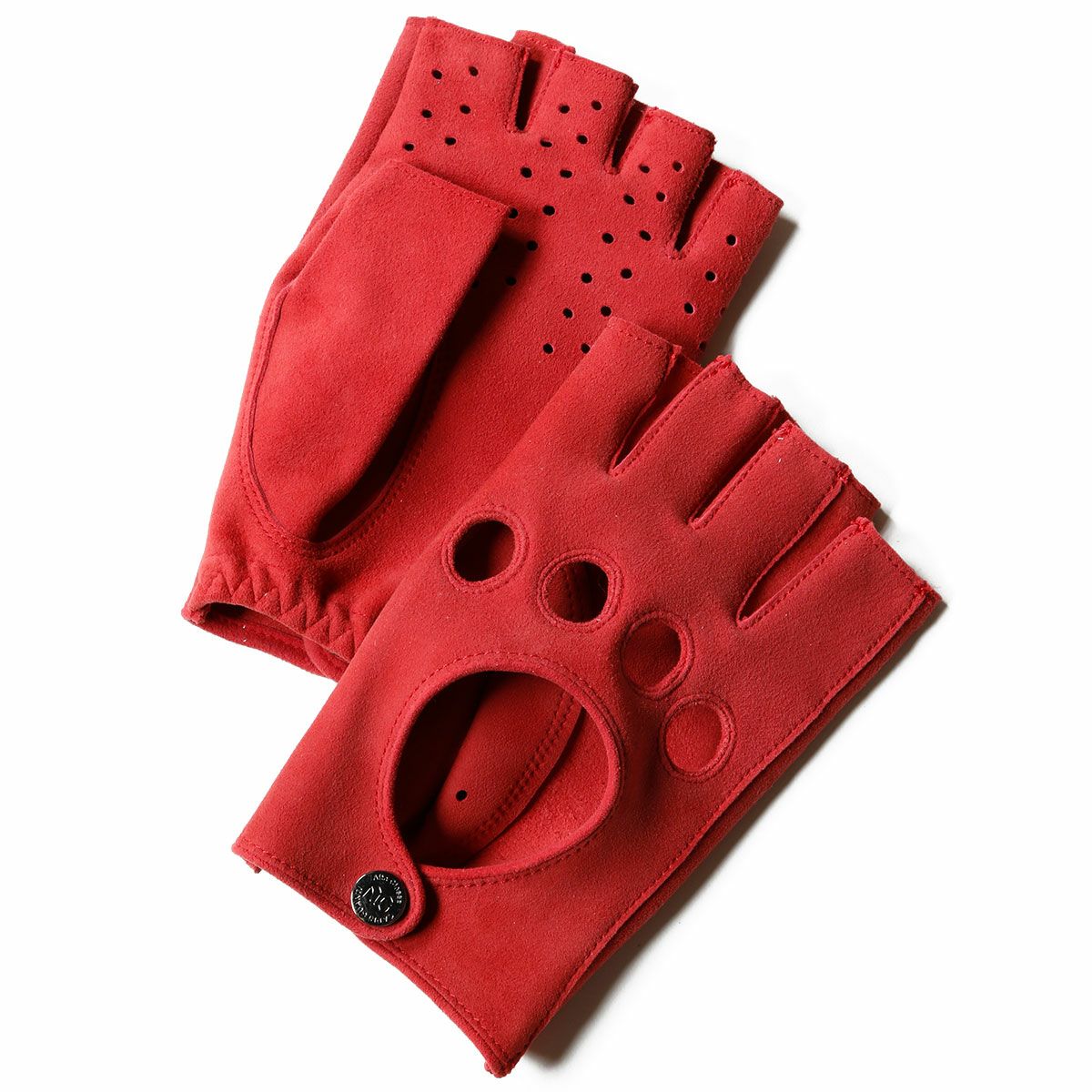 Alta Classe｜シープスエード ドライビンググローブ｜ハーフ｜レッド