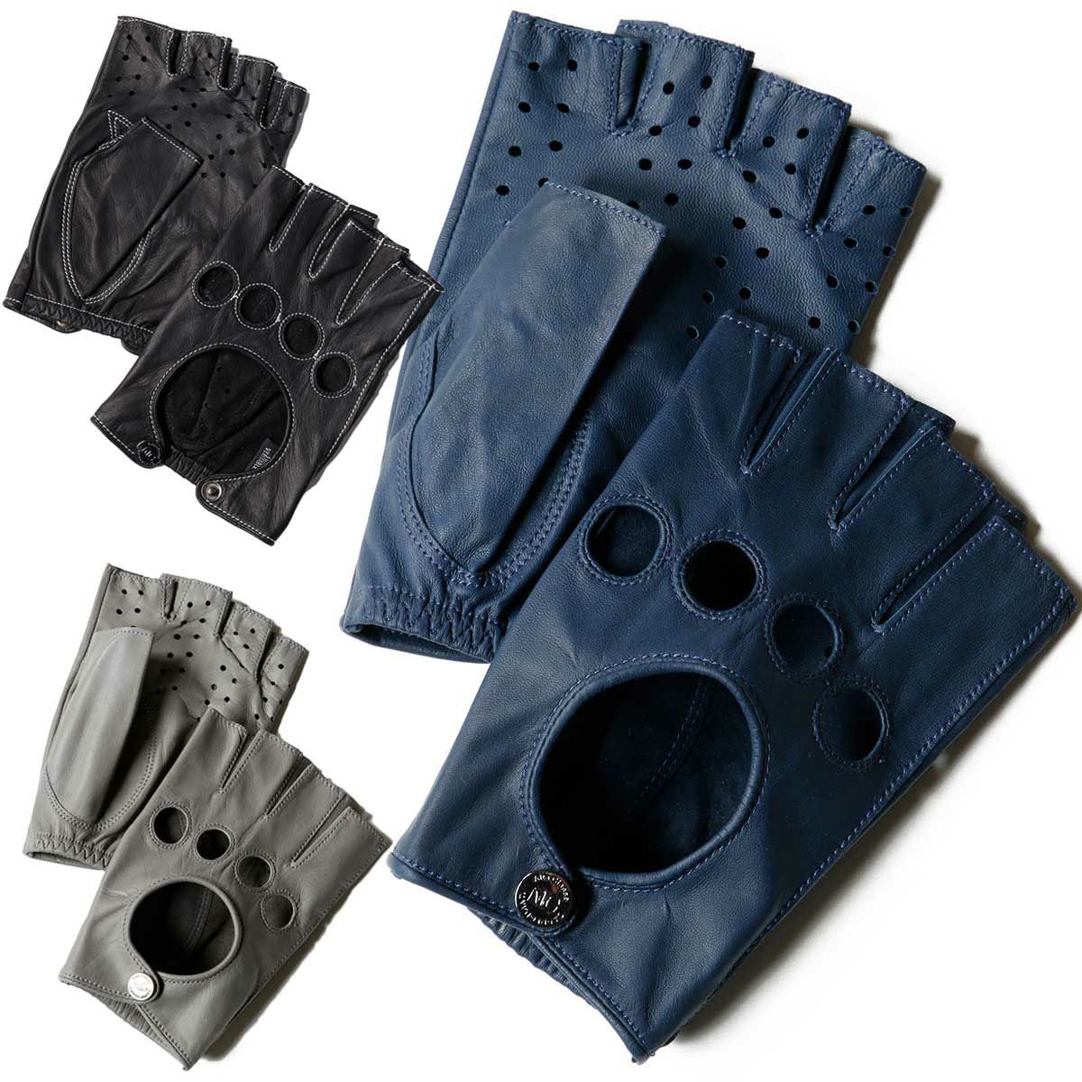 Alta Classe｜キッドレザー ドライビンググローブ｜ハーフ