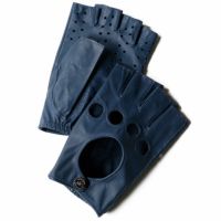 Alta Classe｜キッドレザー ドライビンググローブ｜ハーフ｜ネイビー