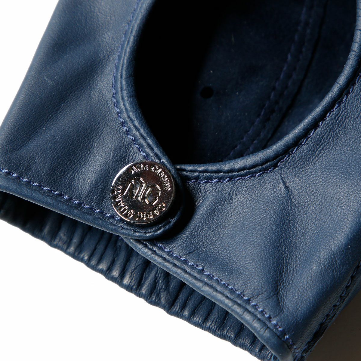 Alta Classe｜キッドレザー ドライビンググローブ｜ハーフ｜ネイビー