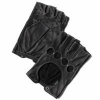 Alta Classe｜キッドレザー ドライビンググローブ｜ハーフ｜ブラック