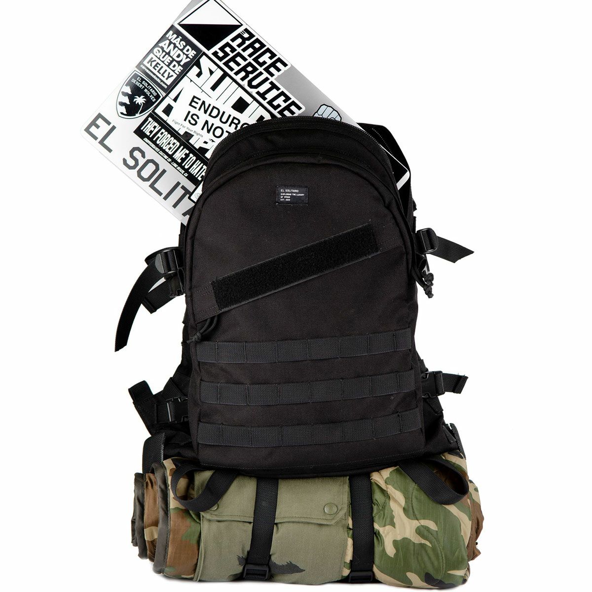El Solitario｜E.S. タクティカル バックパック｜ブラック