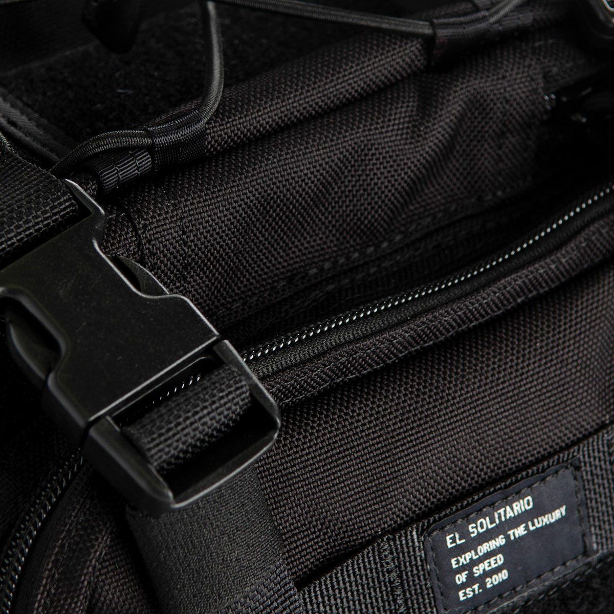 El Solitario｜E.S. タクティカル マジック ウエストバッグ｜ウエストバッグ｜ブラック