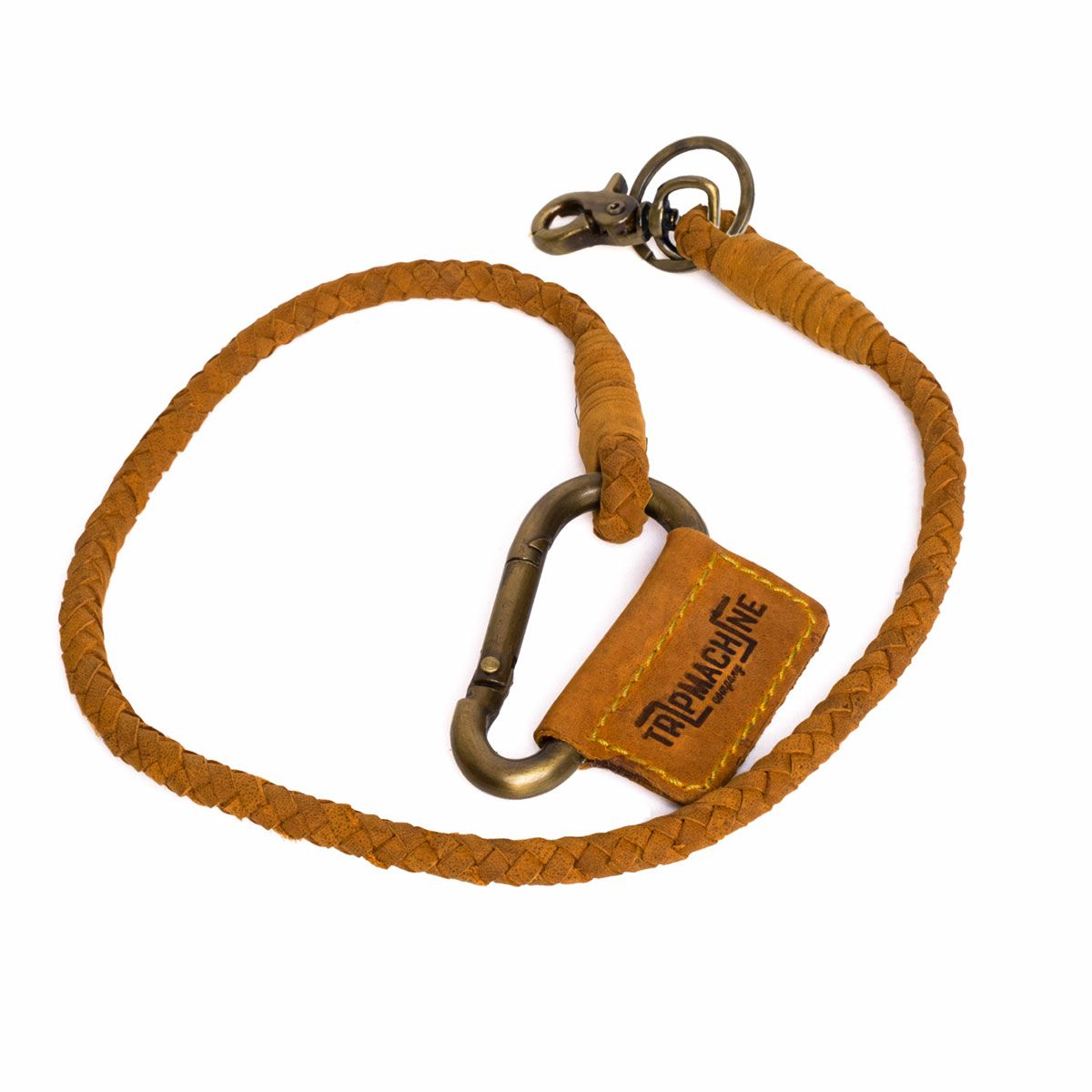 Trip Machine｜ブレイデッド キーチェーン｜財布｜ヴィンテージタン