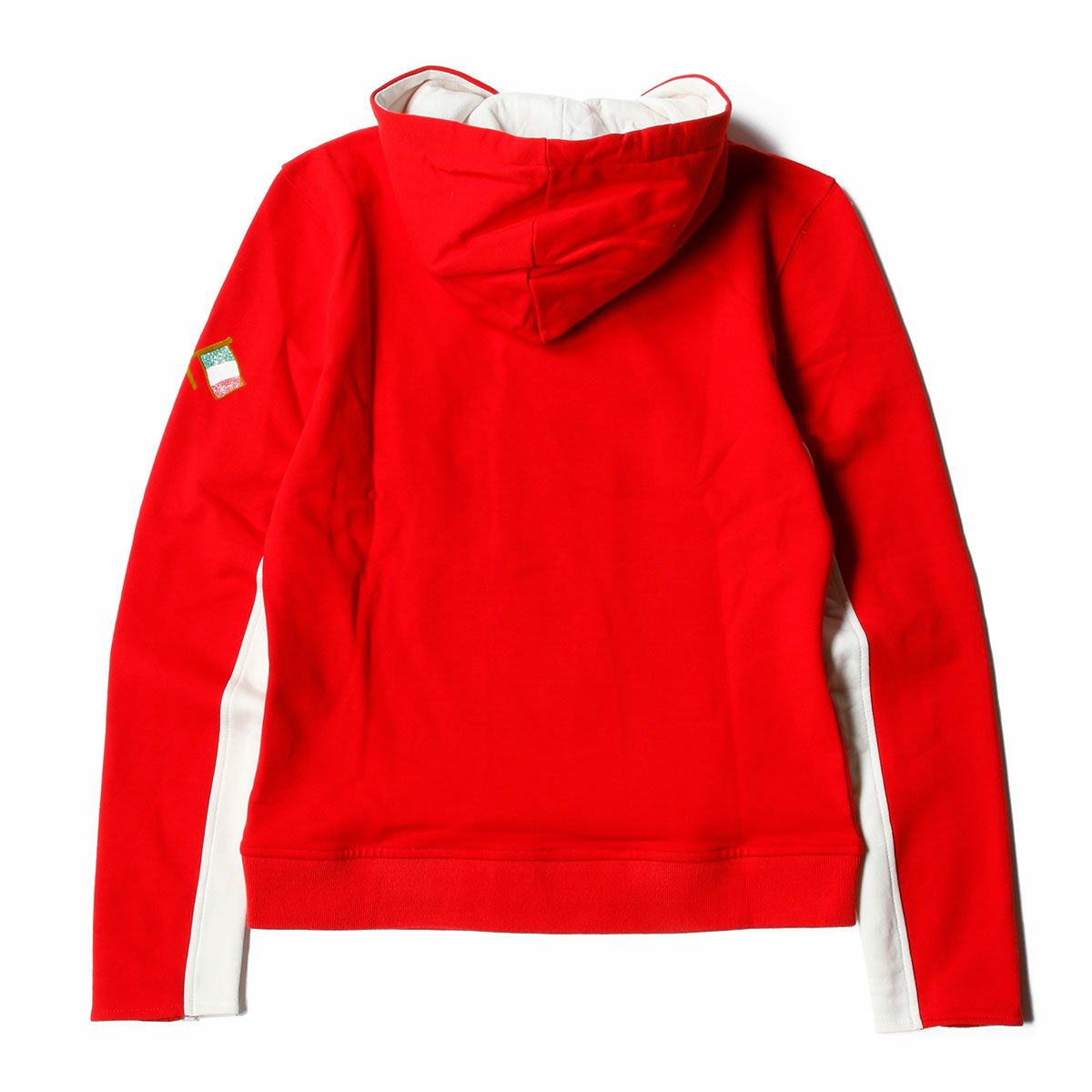 Ferrari｜フェラーリ ウィメンズ プリント ホース フード スウェットシャツ｜フーディ｜レッド