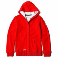 Ferrari｜フェラーリ ウィメンズ スウェット ジャケット｜フーディ｜レッド