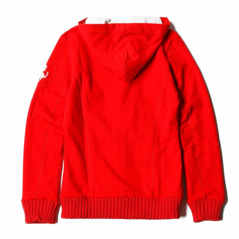 Ferrari｜フェラーリ ウィメンズ スウェット ジャケット｜フーディ｜レッド