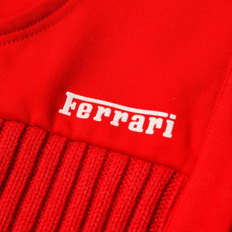 Ferrari｜フェラーリ ウィメンズ スウェット ジャケット｜フーディ｜レッド