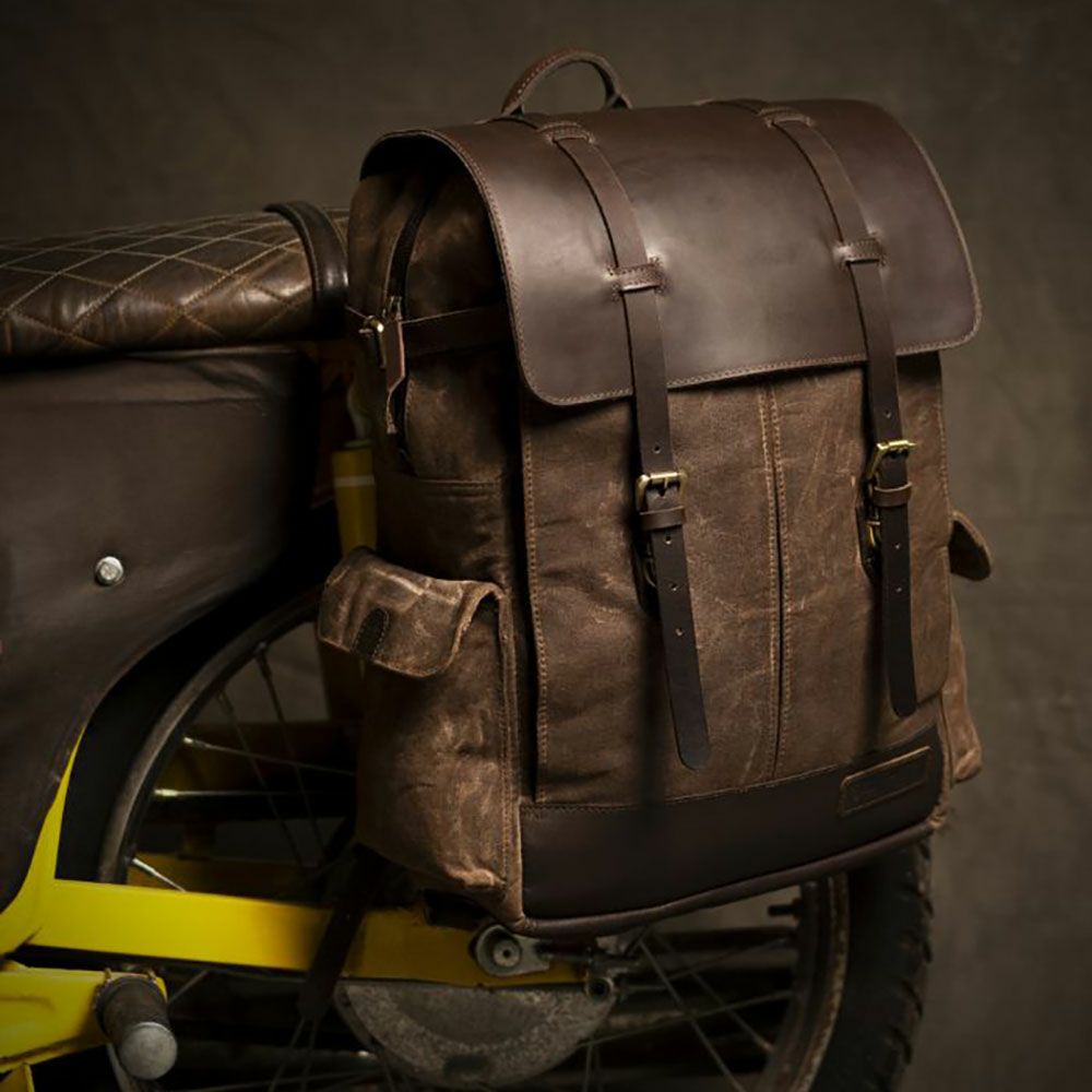 Trip Machine｜ランブラー バックパック パニア｜ダークタン