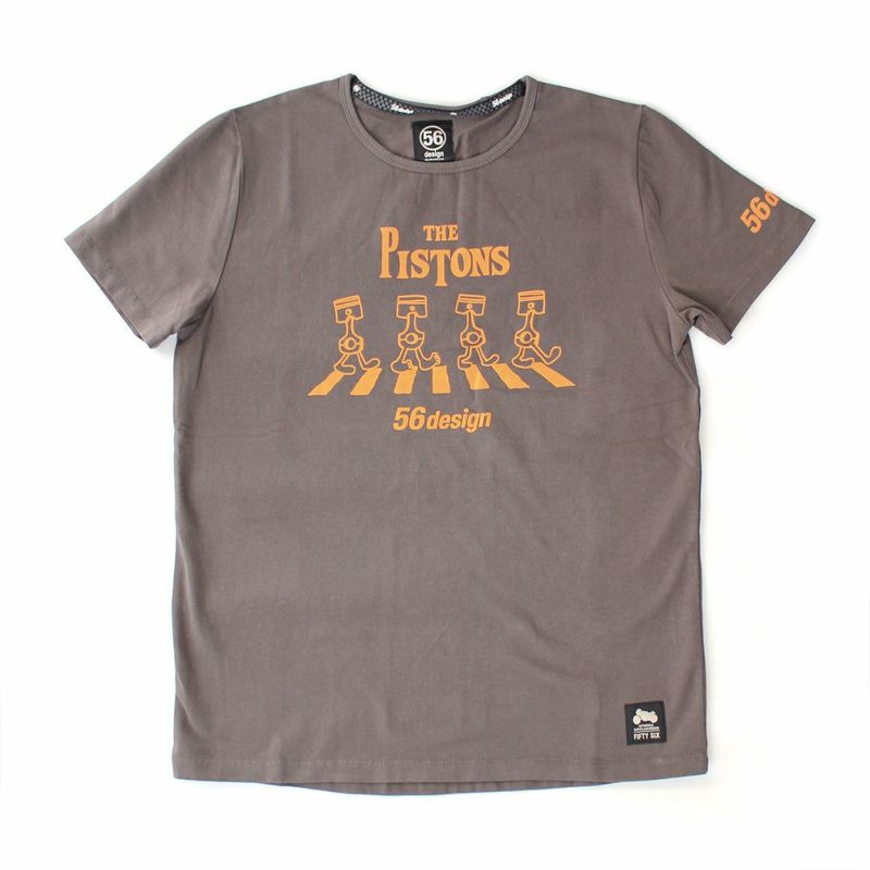 56design｜ピストンズ Tシャツ｜ダークグレー