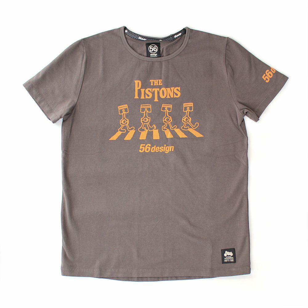 56design｜ピストンズ Tシャツ｜ダークグレー