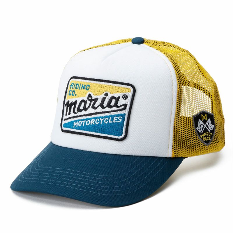Maria Riding Company｜イエロー トラッカー キャップ｜帽子