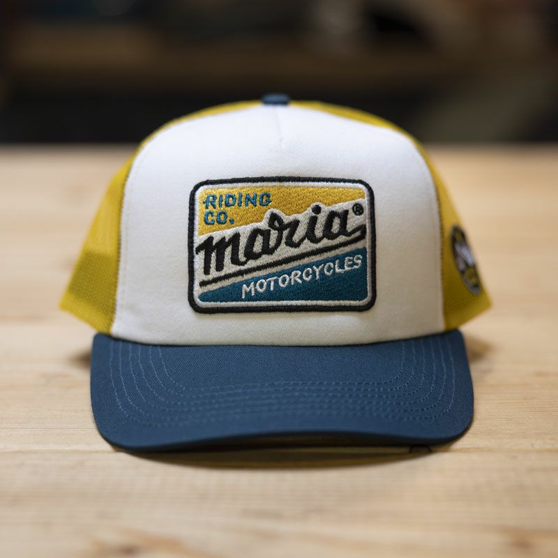 Maria Riding Company｜イエロー トラッカー キャップ｜帽子｜イエロー