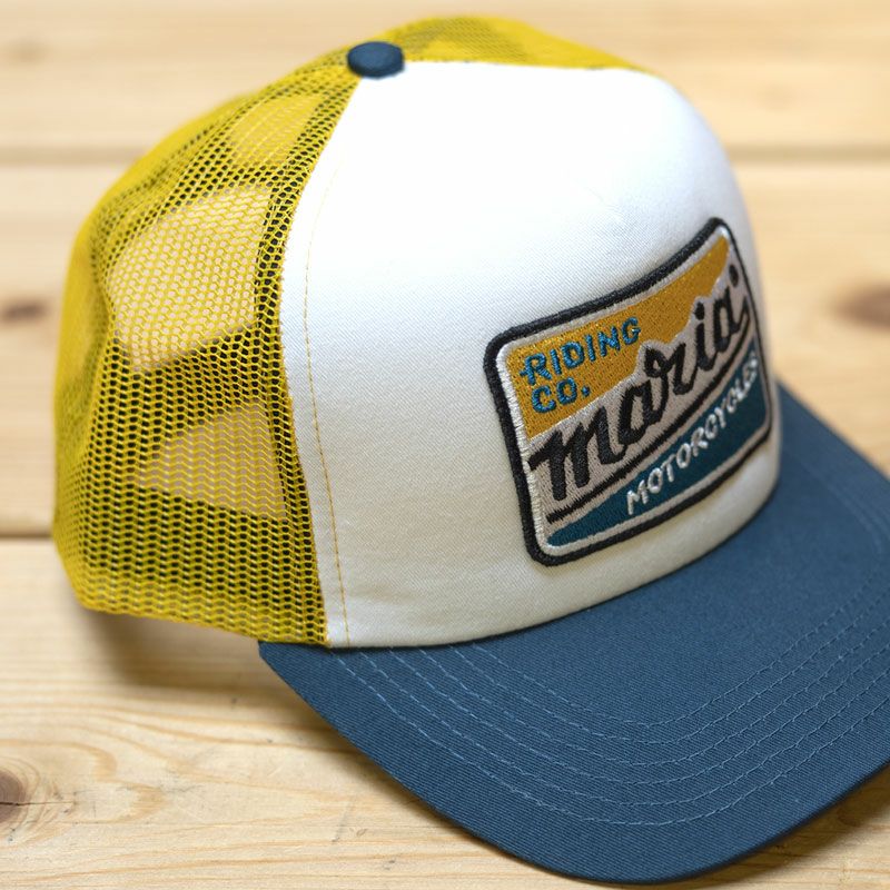 Maria Riding Company｜イエロー トラッカー キャップ｜帽子｜イエロー