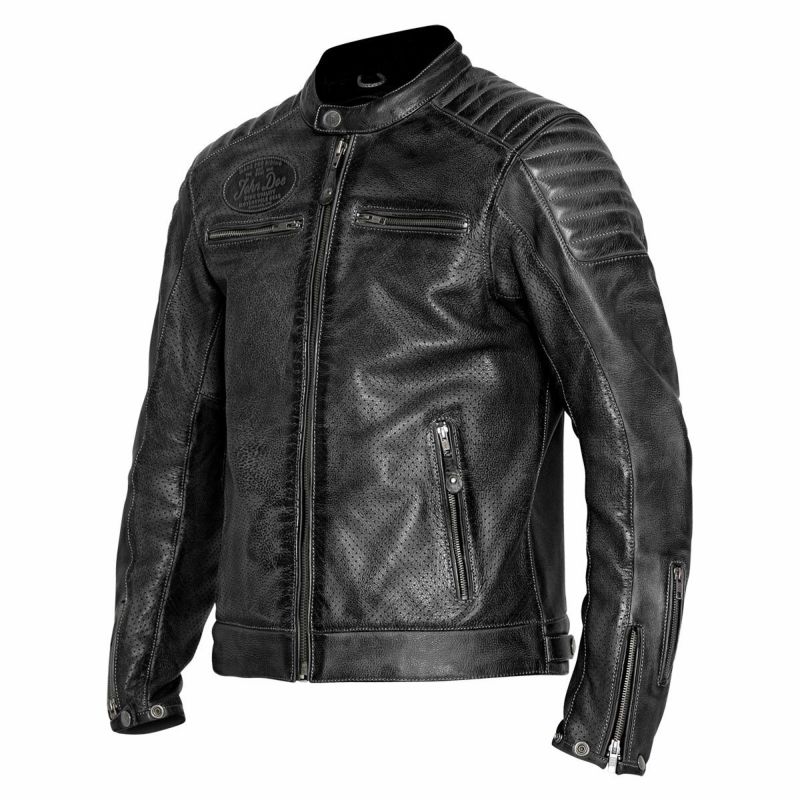 John Doe｜ストーム レザージャケット｜ブラック