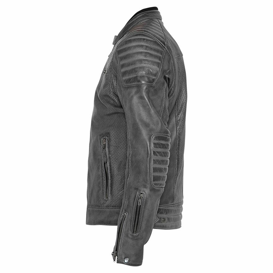 John Doe｜ストーム レザージャケット｜グレー