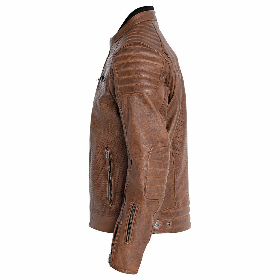 John Doe｜ストーム レザージャケット｜タバコ