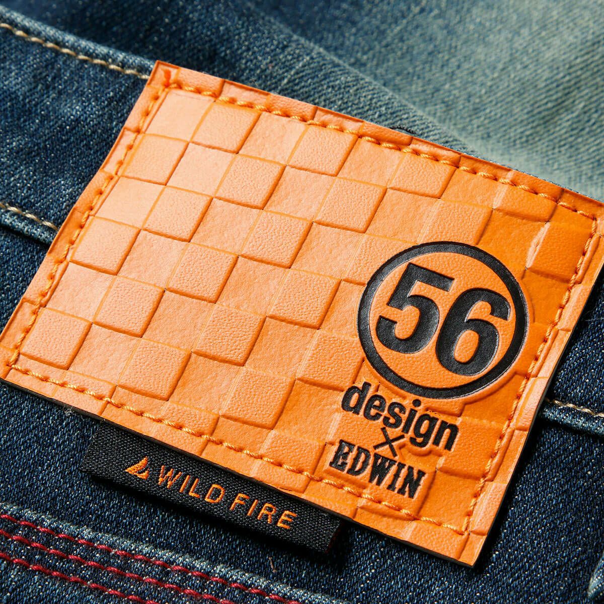 56design｜エドウィン コラボ 3D フィット ワイルドファイア デニム コーデュラ｜デニム｜One Wash