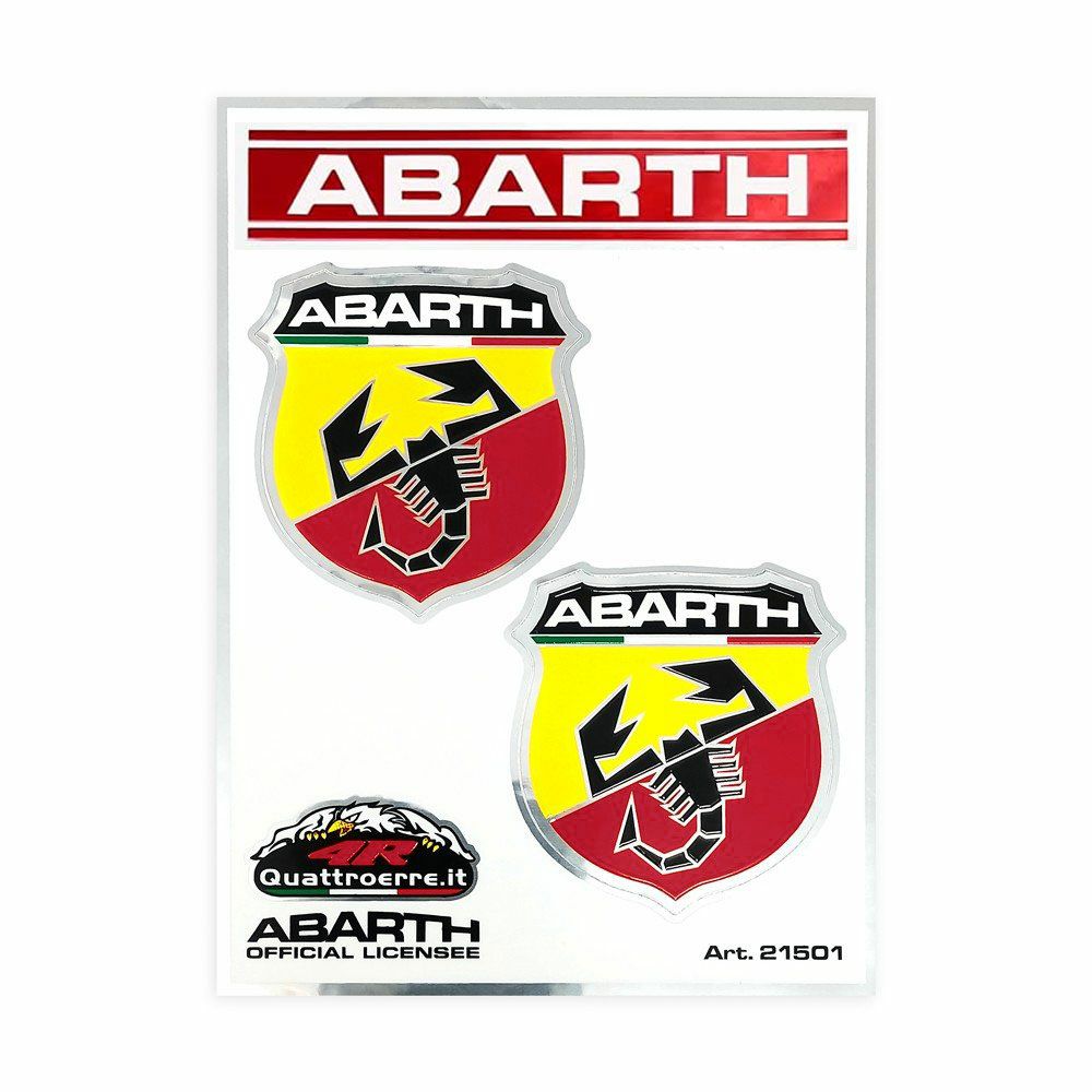 Abarth｜アバルト エンブレム ステッカー （2個セット）｜