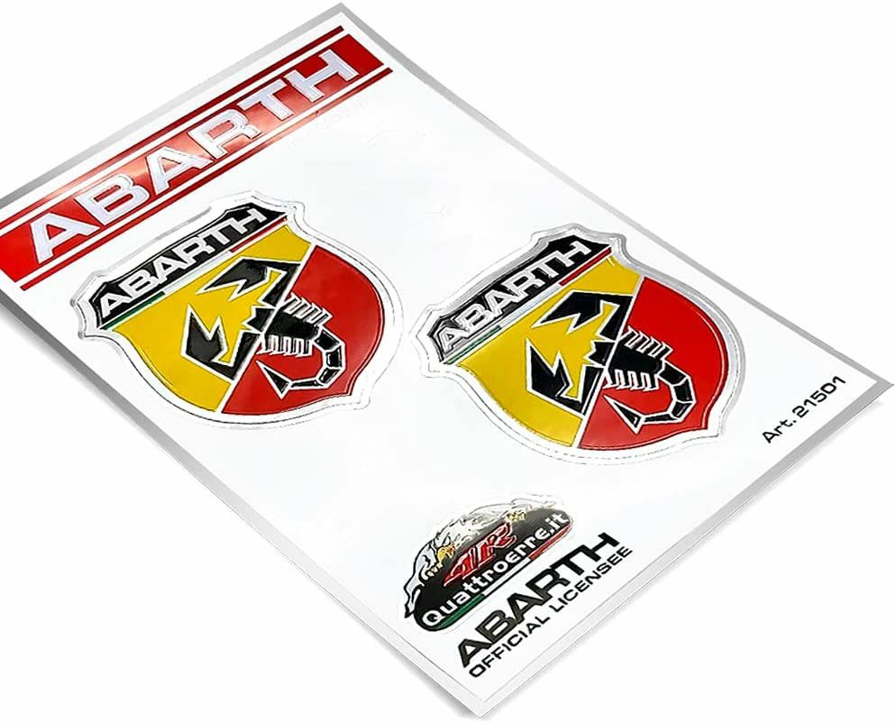 Abarth｜アバルト エンブレム ステッカー （2個セット）｜