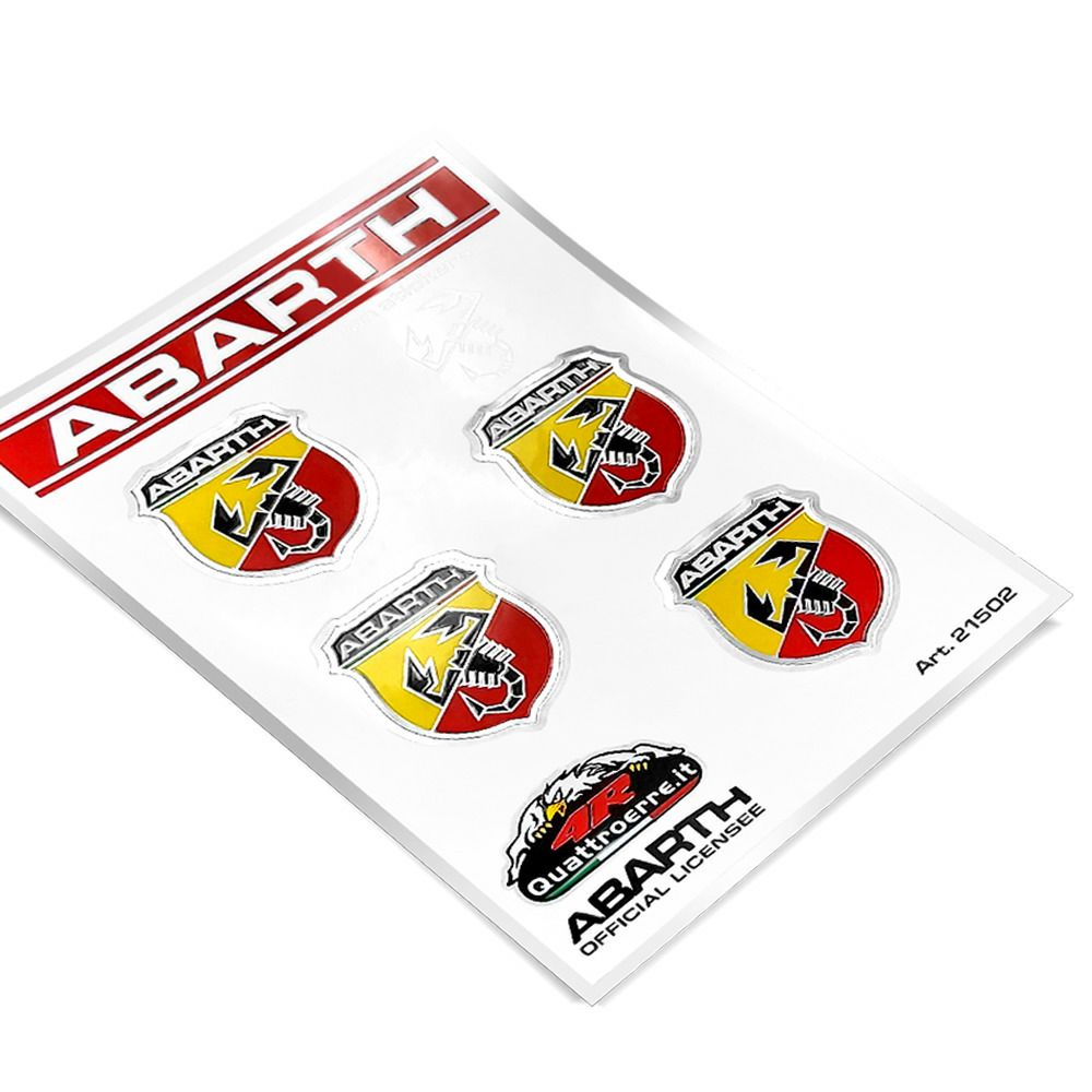 Abarth｜アバルト エンブレム ステッカー （4個セット）
