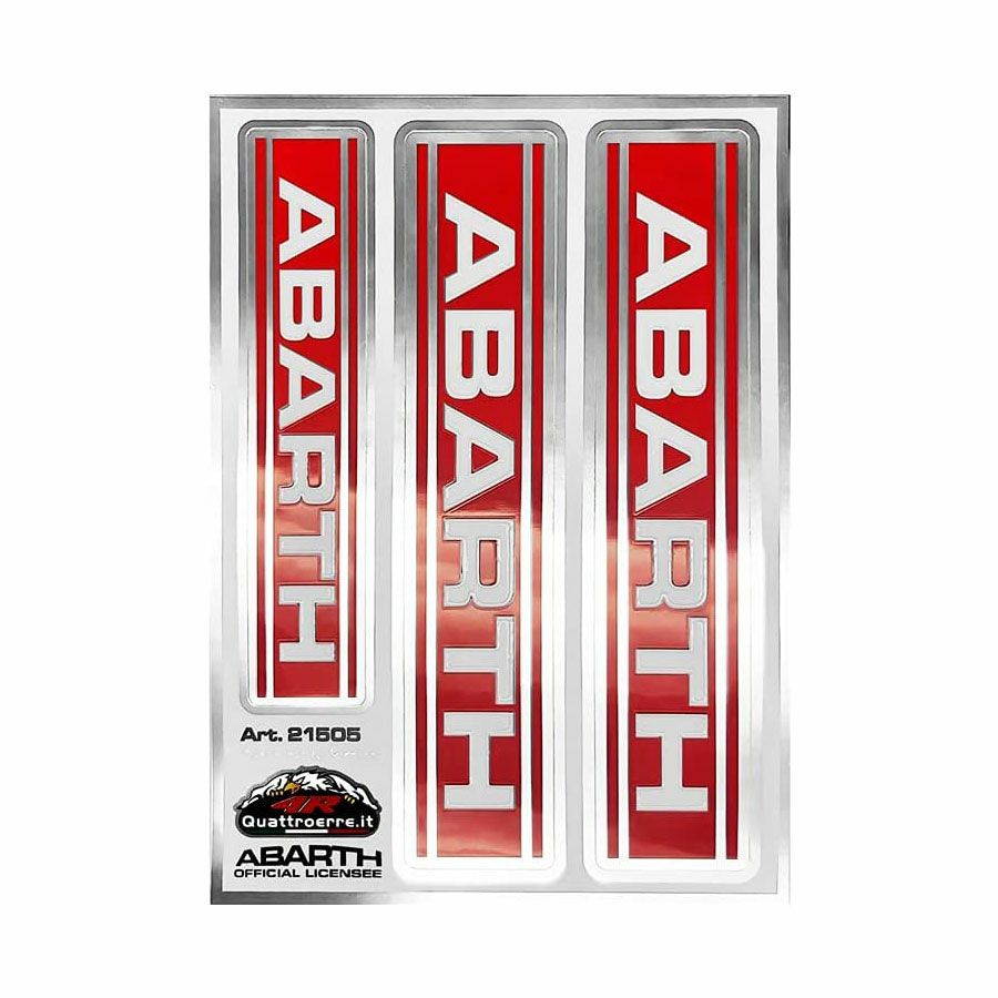 Abarth｜アバルト ロゴ ステッカー （3枚セット）｜
