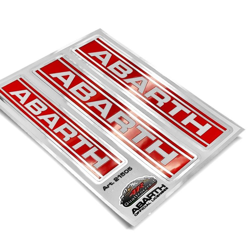 Abarth｜アバルト ロゴ ステッカー （3枚セット）｜