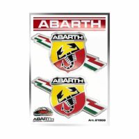 Abarth｜アバルト フラッシュ エンブレム ステッカー （2個セット）