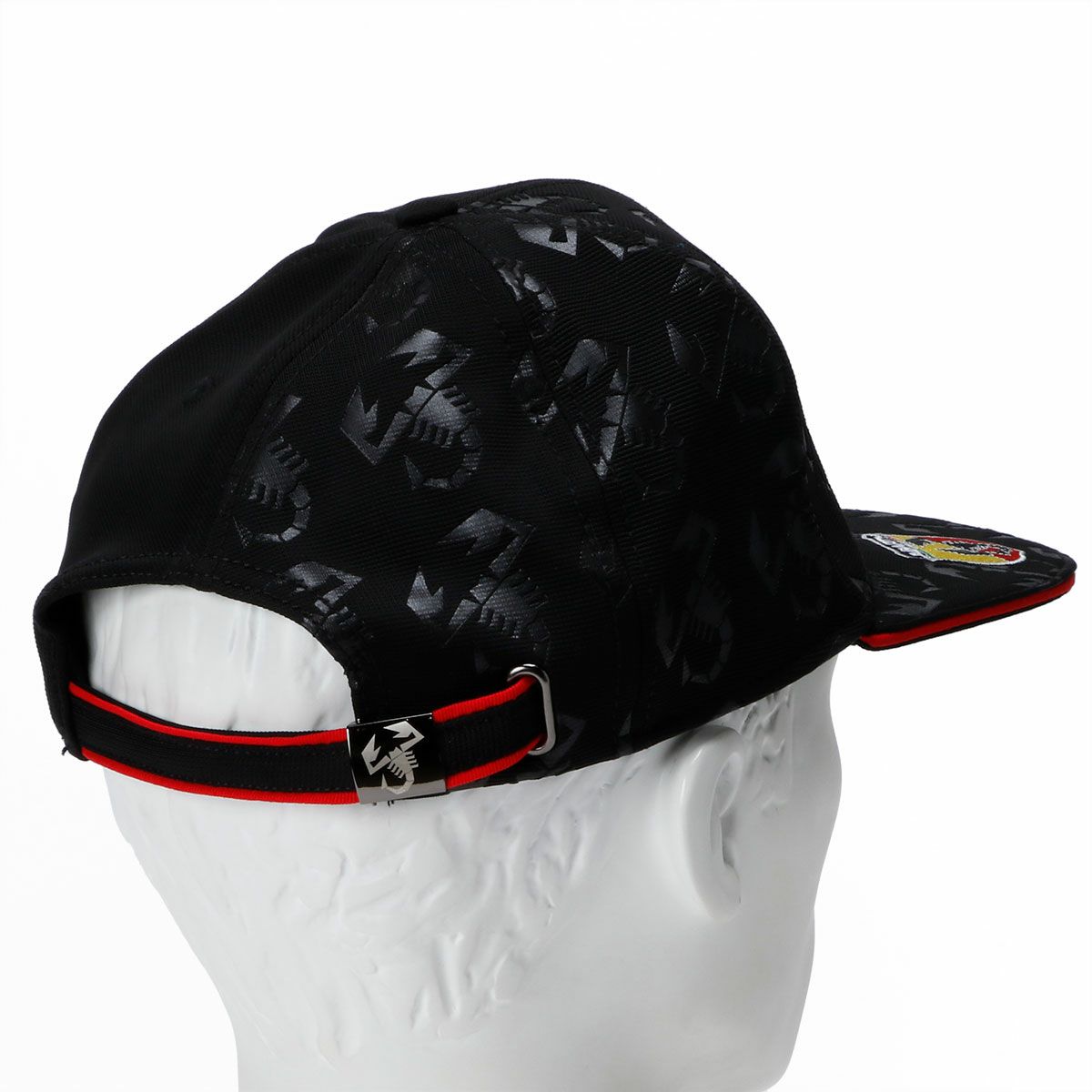 Abarth｜アバルト フラットブリム キャップ｜帽子｜ブラック