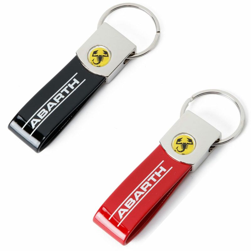 Abarth｜アバルト ストライプ バンド キーリング｜キーホルダー