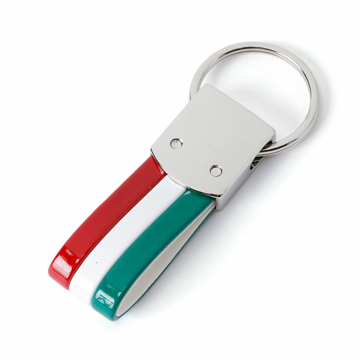 Abarth｜アバルト トリコロール バンド キーリング｜キーホルダー