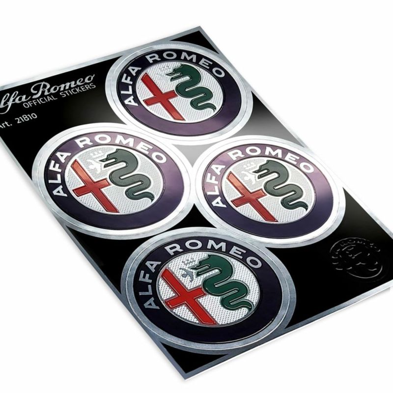 Alfaromeo｜アルファロメオ エンブレム ステッカー （4枚セット）｜