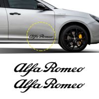 Alfaromeo｜アルファロメオ ロゴ ステッカー （25cm）｜ブラック