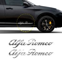 Alfaromeo｜アルファロメオ ロゴ ステッカー （25cm）｜クローム