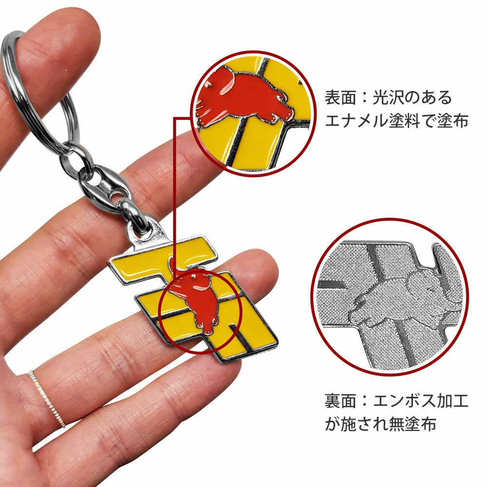 LANCIA｜ランチア HF メタル キーリング｜キーホルダー