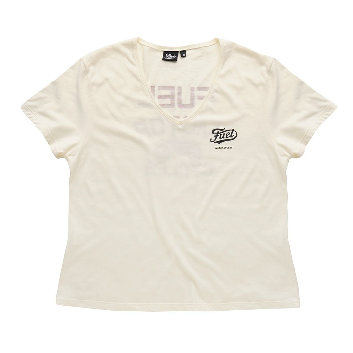 Fuel Motorcycles｜ウーマン アンジー Tシャツ｜クリーム