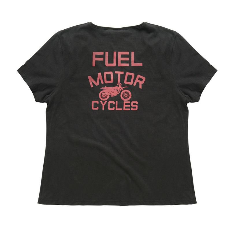 Fuel Motorcycles｜ウーマン アンジー Tシャツ｜ブラック
