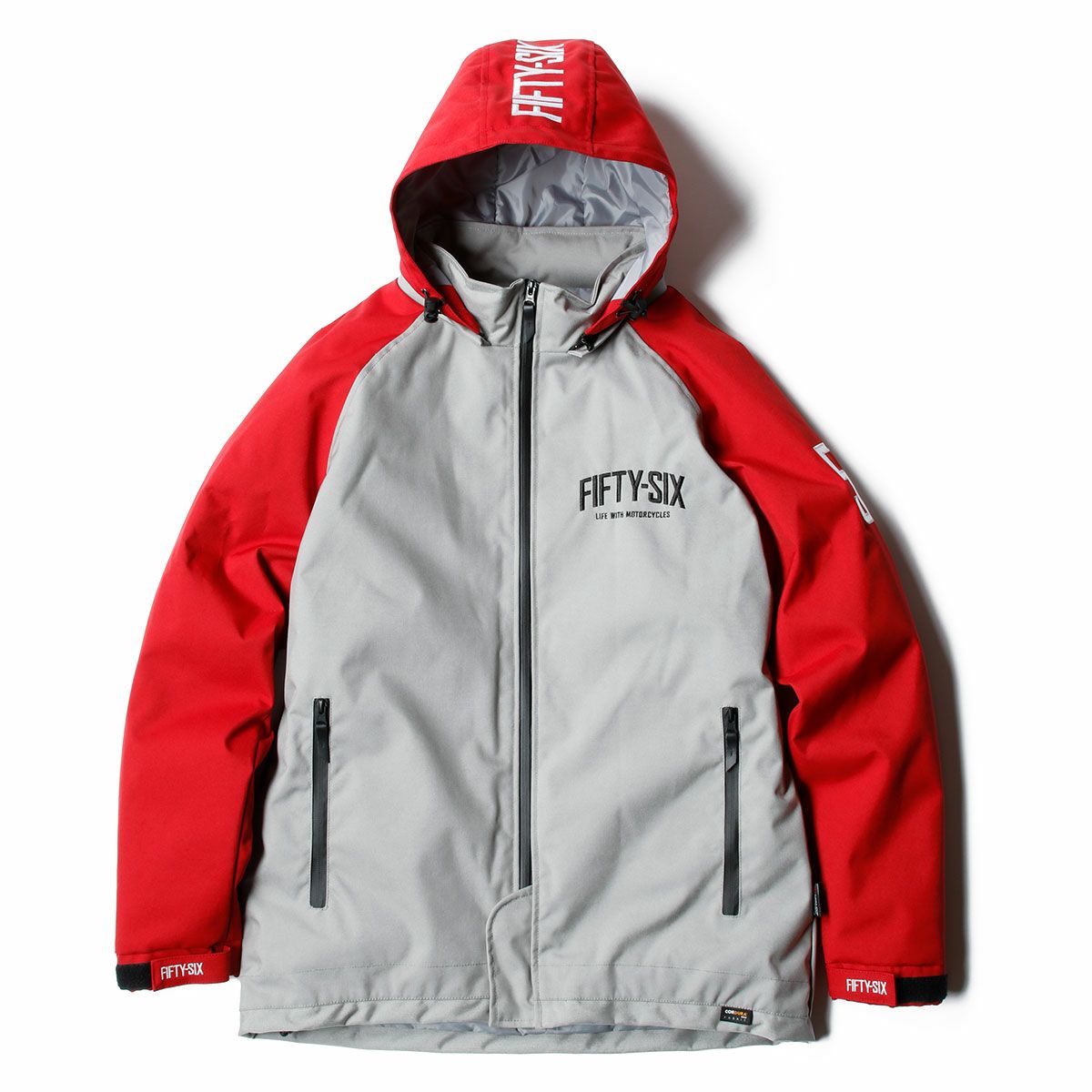 56design｜エクストラ ウォーム フーディ｜ファブリック｜レッド