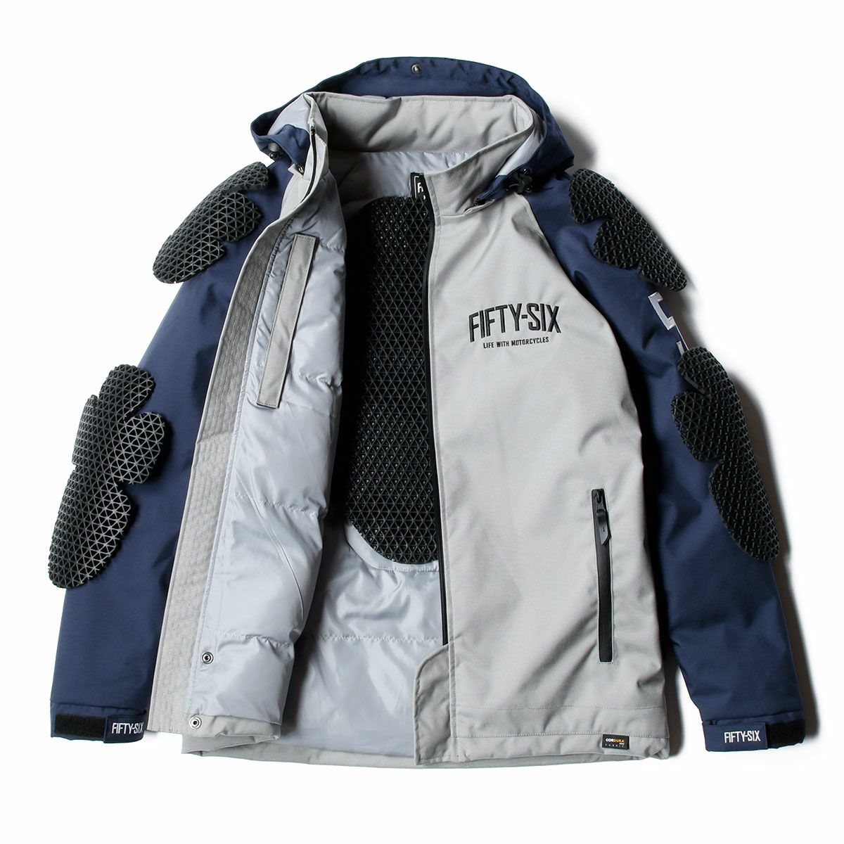 56design｜エクストラ ウォーム フーディ｜ファブリック｜ネイビー