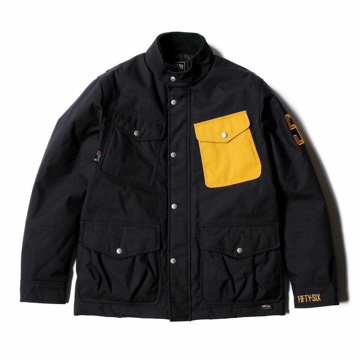 56design｜ウィンター サファリ ジャケット｜ファブリック｜ブラック