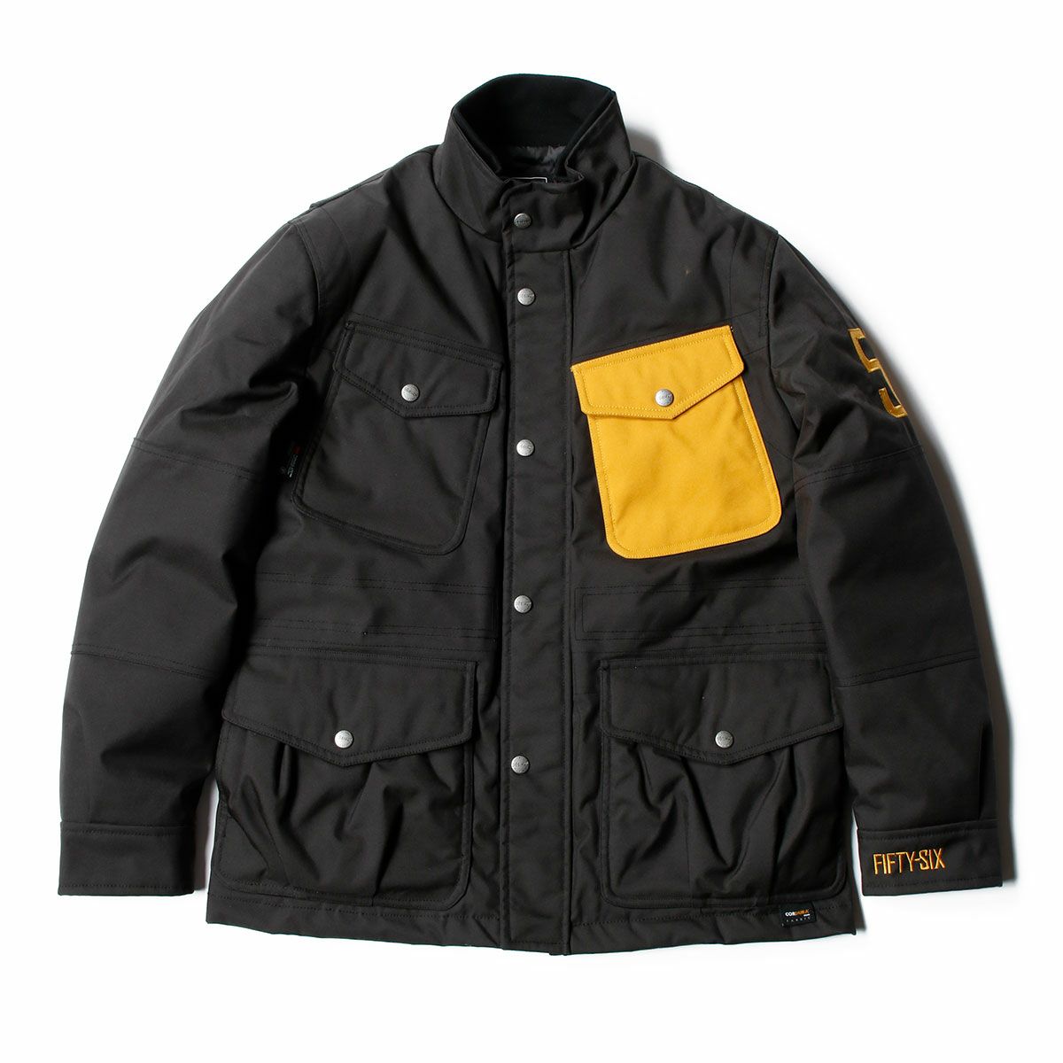 56design｜ウィンター サファリ ジャケット｜ファブリック｜チャコールグレー