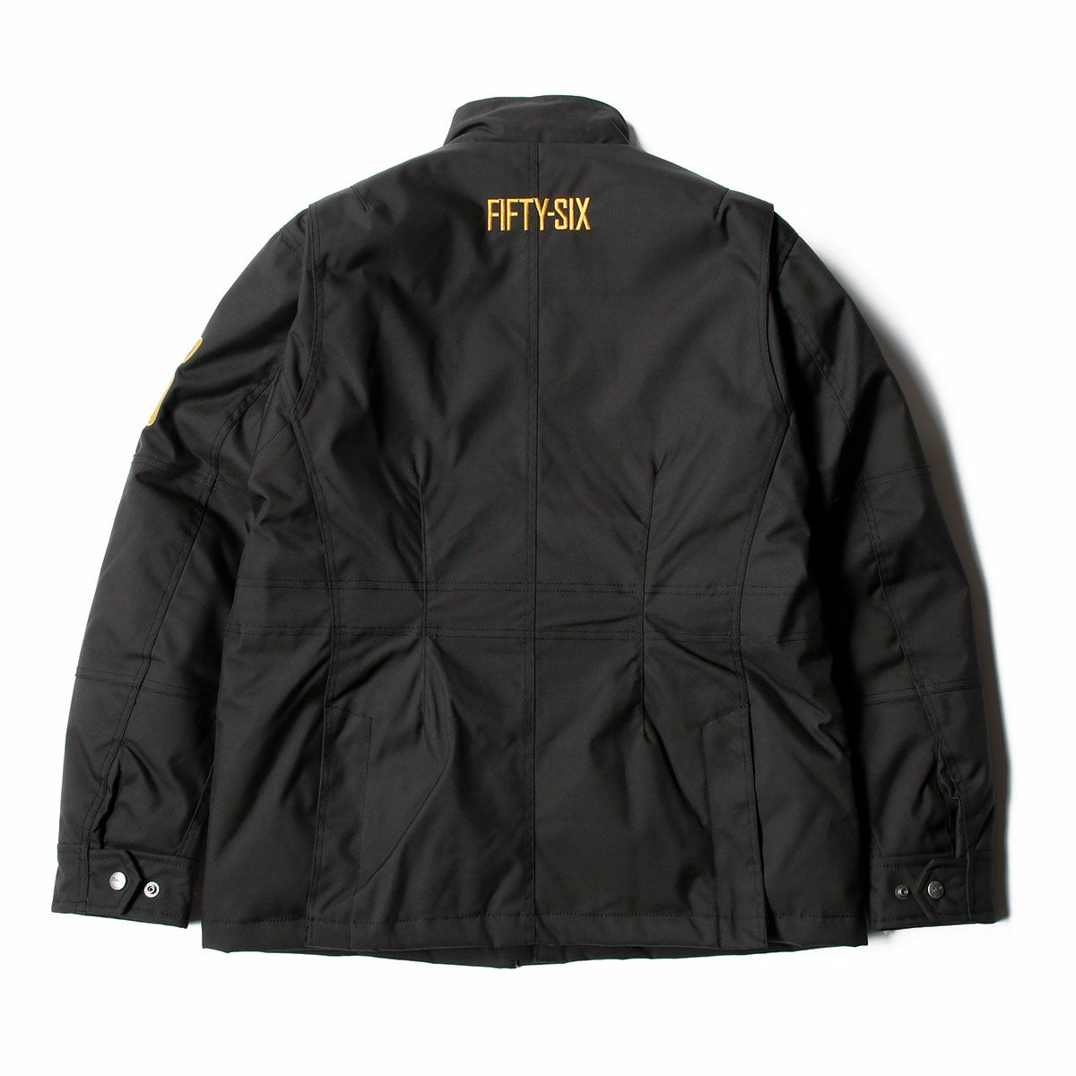 56design｜ウィンター サファリ ジャケット｜ファブリック｜チャコールグレー