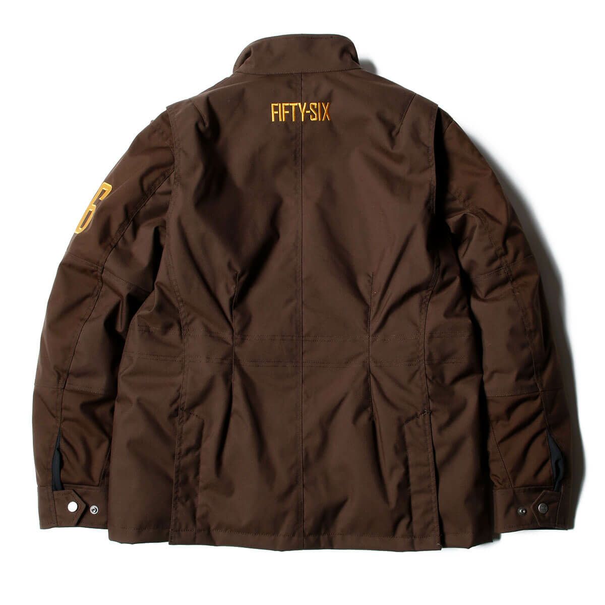 56design｜ウィンター サファリ ジャケット｜ファブリック｜ダークブラウン