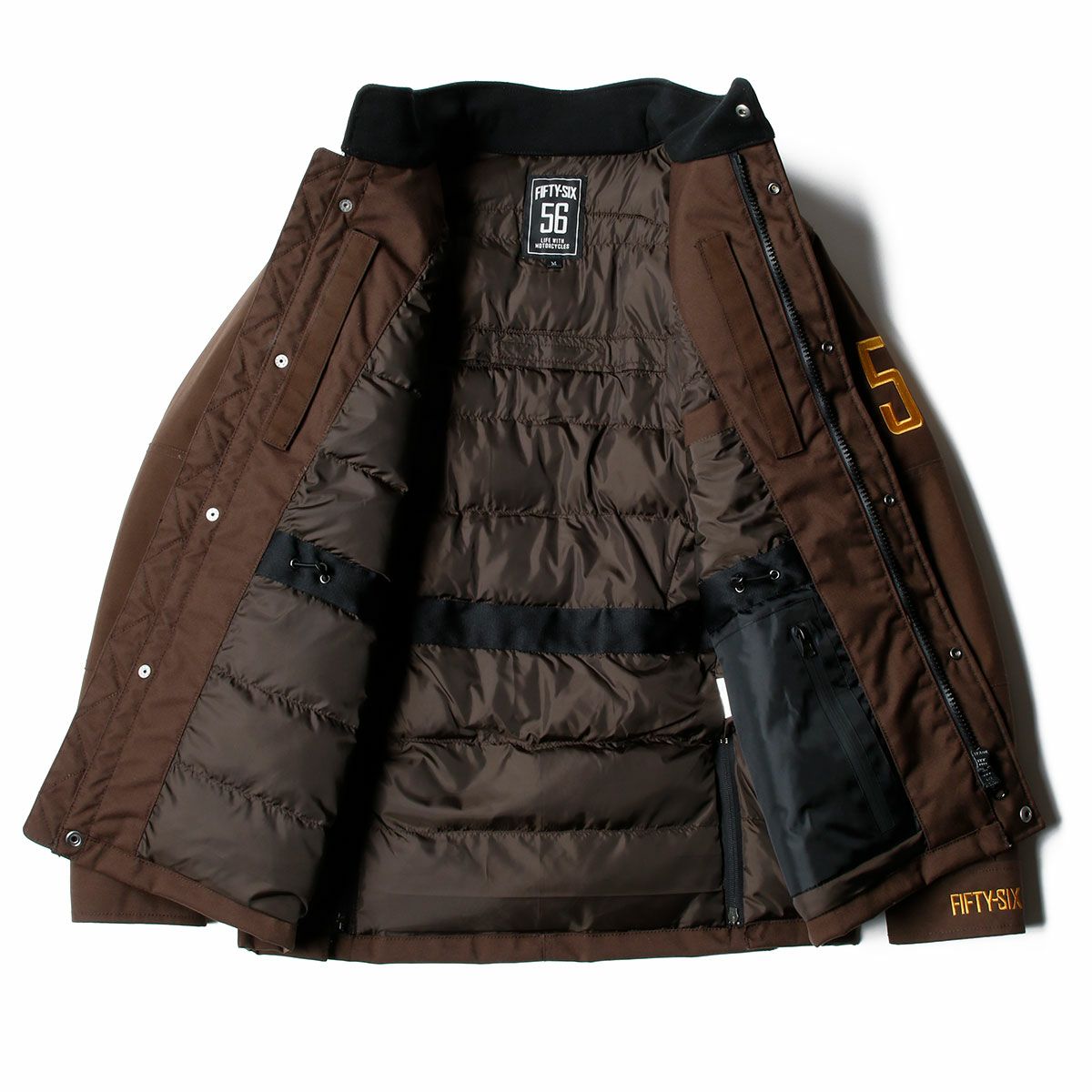 56design｜ウィンター サファリ ジャケット｜ファブリック｜ダークブラウン
