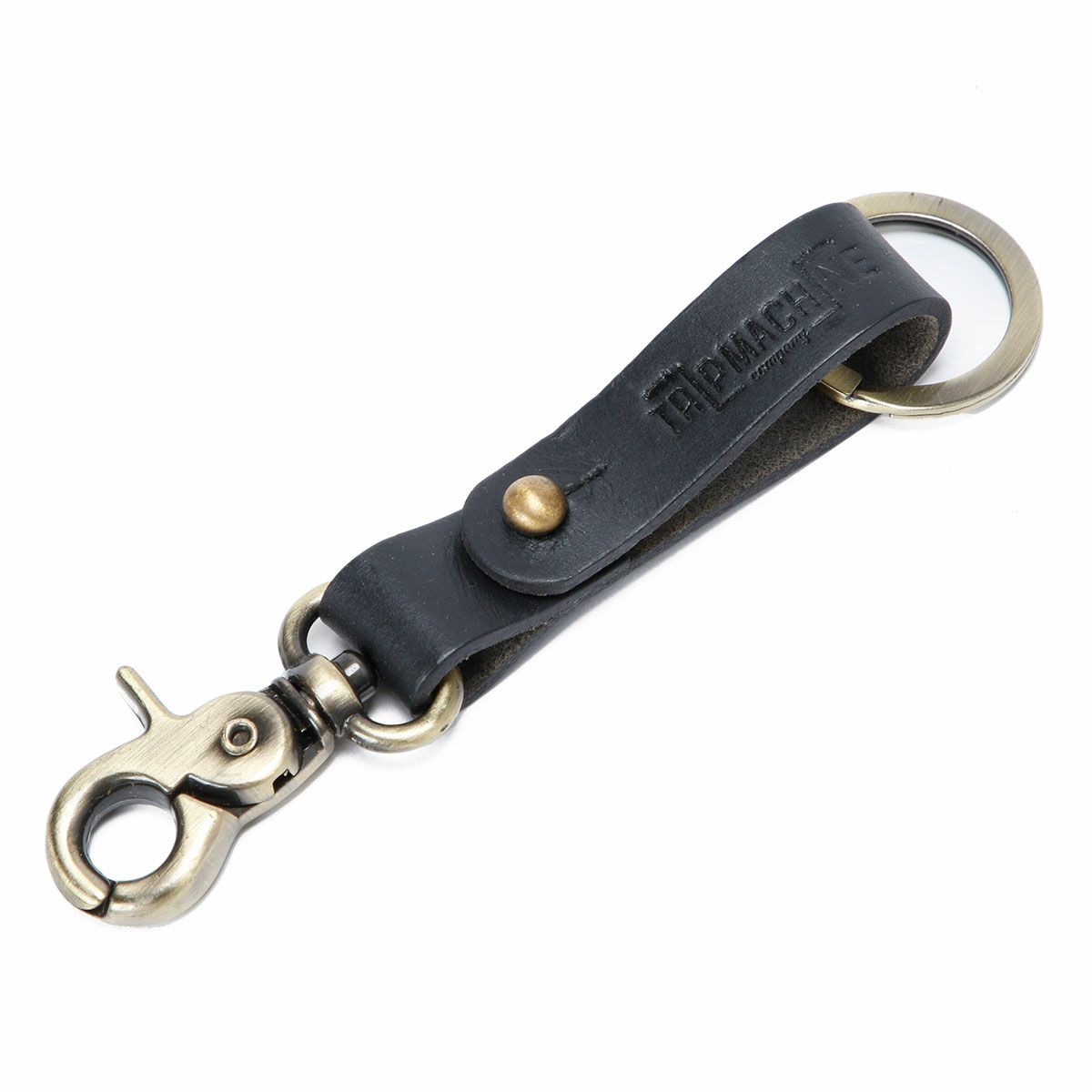 Trip Machine｜キー フォブ｜キーホルダー｜ブラック×アンティークゴールド